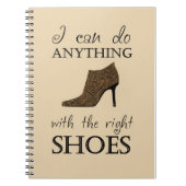 Carnet Les chaussures de droite (Devant)