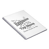 Carnet Les chaussures de robinet d'achat dansent le carré (Côté Droit)