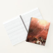 CARNET LES CHEVAUX SAUVAGES DÉSERTENT LA TEMPÊTE (Intérieur)