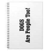 Carnet Les CHIENS Sont Aussi Des Gens ! (Devant)