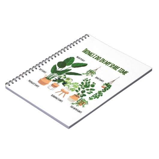 Carnet Les Choses Que Je Fais Dans Mon Temps De Rechange  (Côté gauche)