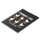 Carnet Les choses que je fais dans mon temps libre L'élev (Côté gauche)