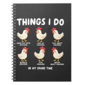 Carnet Les choses que je fais dans mon temps libre L'élev (Devant)