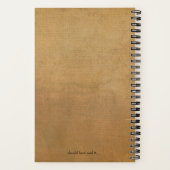 Carnet Les choses que je voulais dire dans les réunions,  (Verso)