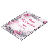 Carnet Les Choses Que Mon Enfant A Dit De Jolies Florales (Côté gauche)