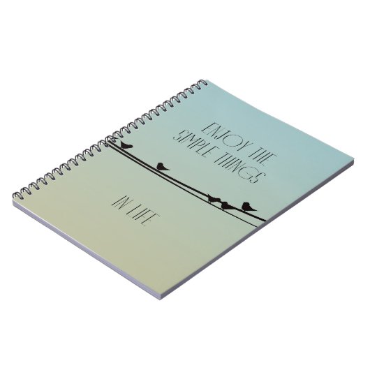 Carnet Les choses simples Oiseaux (Côté gauche)