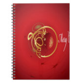 Carnet Les cloches de Noël rouges Jingle ont un beau jour (Devant)