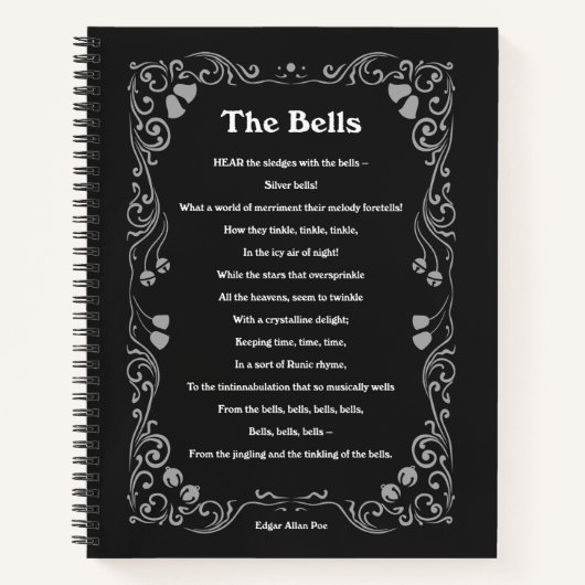 Carnet Les cloches d'Edgar Allan Poe (Devant)