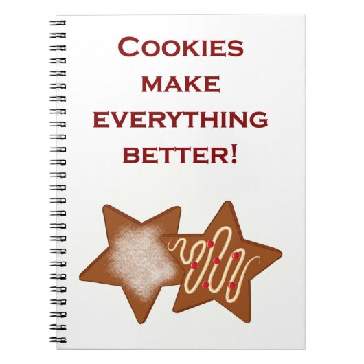 CARNET LES COOKIES RENDENT TOUT MIEUX ! (Devant)