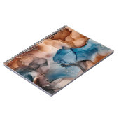 Carnet Les couleurs d'encre alcool sont translucides. Rés (Côté gauche)