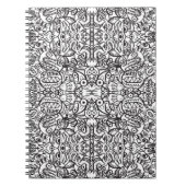 Carnet Les créatures d'art Doodle dans un motif fou (Devant)