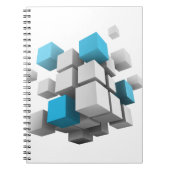 Carnet Les cubes 3D de SlipperyJoe sont un arrangement ca (Devant)