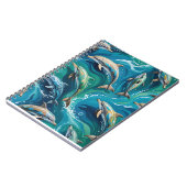 Carnet Les dauphins nagent (Côté gauche)