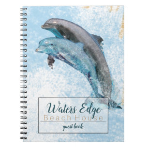 Carnet Les Dauphins Saupoudrent Dans L'Eau L'Artwork Côti