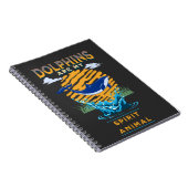 Carnet Les dauphins sont Mon Esprit Animal (Côté Droit)
