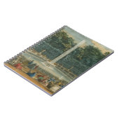 Carnet Les dômes dans le jardin à Versailles, pub. par (Côté gauche)