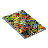 Carnet Les doodons de dessin Hawaii motif sans couture. A (Côté Droit)