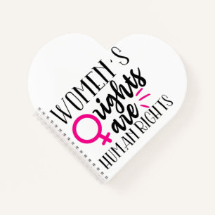 Carnet Les droits de la femme sont des droits de l'homme