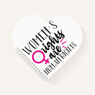 Carnet Les droits de la femme sont des droits de l'homme