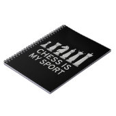 Carnet Les échecs sont mon sport (Côté gauche)
