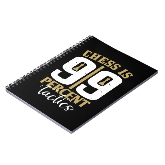 Carnet Les Échecs Sont Tactiques À 99% (Côté gauche)