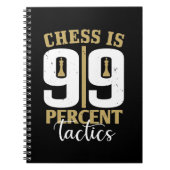 Carnet Les Échecs Sont Tactiques À 99% (Devant)