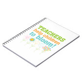 Carnet Les enseignants aident les enfants à s'épanouir (Côté gauche)