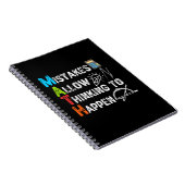 Carnet Les Erreurs Permettent De Penser À Se Produire - M (Côté Droit)