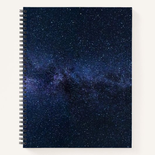 Carnet Les étoiles dans la voie lactée (Devant)