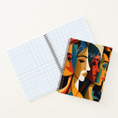 Carnet Les femmes colorées face (Intérieur)