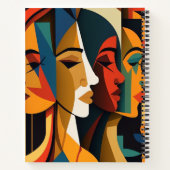 Carnet Les femmes colorées face (Dos)