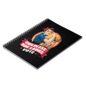 Carnet Les femmes de chat sans enfants Votent Chien Le Ch (Côté gauche)