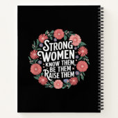 Carnet Les Femmes Fortes Les Connaissent Être Eux Les Éle (Dos)