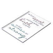 Carnet les femmes sont fortes (Côté gauche)