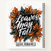 Carnet Les feuilles peuvent tomber... (Dos)