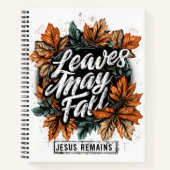 Carnet Les feuilles peuvent tomber... (Devant)