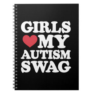 Carnet Les filles adorent mon look autistique drôle de se