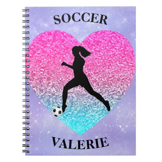Carnet Les filles aiment le football (Devant)