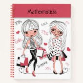 Carnet Les filles de maths (Devant)