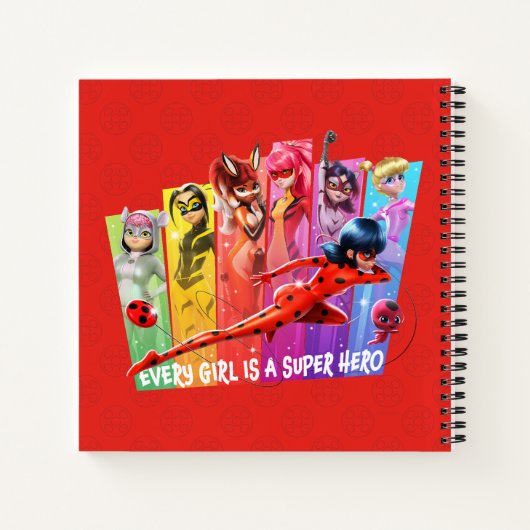 Carnet Les filles miraculeuses | Chaque fille est un supe (Dos)