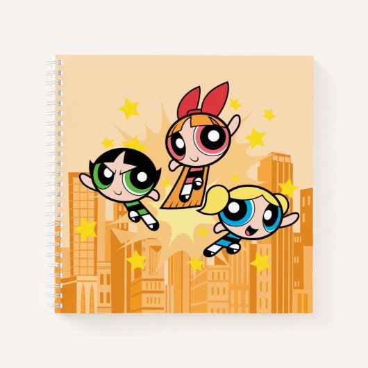 Carnet Les Filles Powerpuff Sauvent La Journée (Devant)