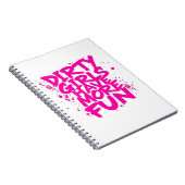 Carnet Les filles sales s'amusent plus Mudder Mudding Gir (Côté Droit)