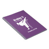 Carnet Les filles Taekwondo Martial Arts (Côté Droit)