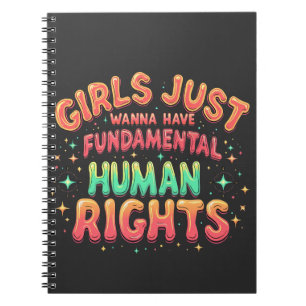 Carnet Les filles veulent juste avoir l'égalité humaine f