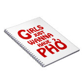 Carnet Les Filles Voulaient Juste Avoir Des Phnomes (Côté Droit)