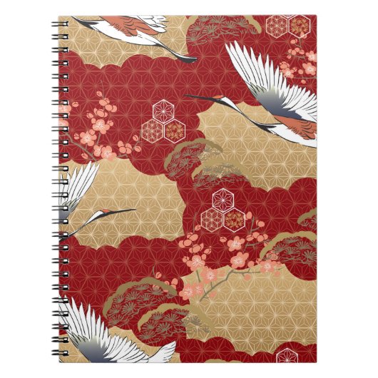 Carnet Les fleurs japonaises de kimono (Devant)