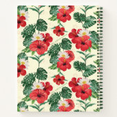 Carnet Les fleurs tropicales du Lotus Blanc (Dos)