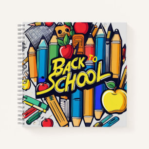 Carnet Les fournitures scolaires amusantes
