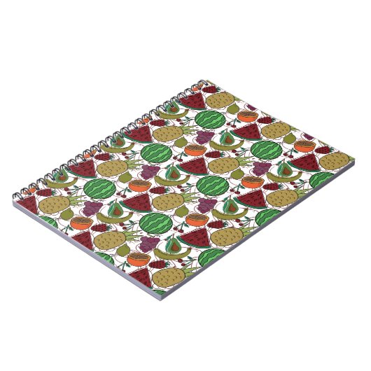 Carnet Les Fruits sautés | Fruit surface pattern 25 (Côté gauche)