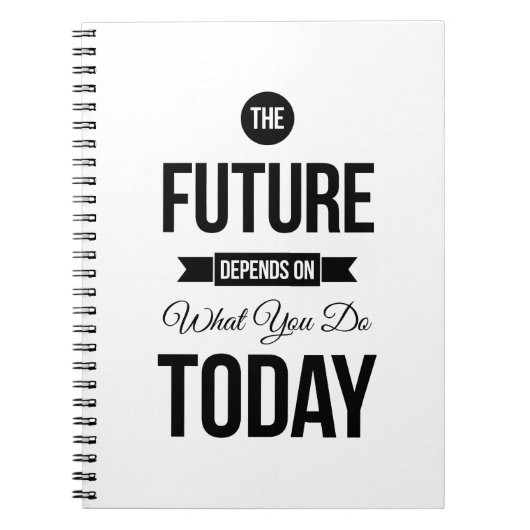 Carnet Les futures citations inspirées blanches (Devant)